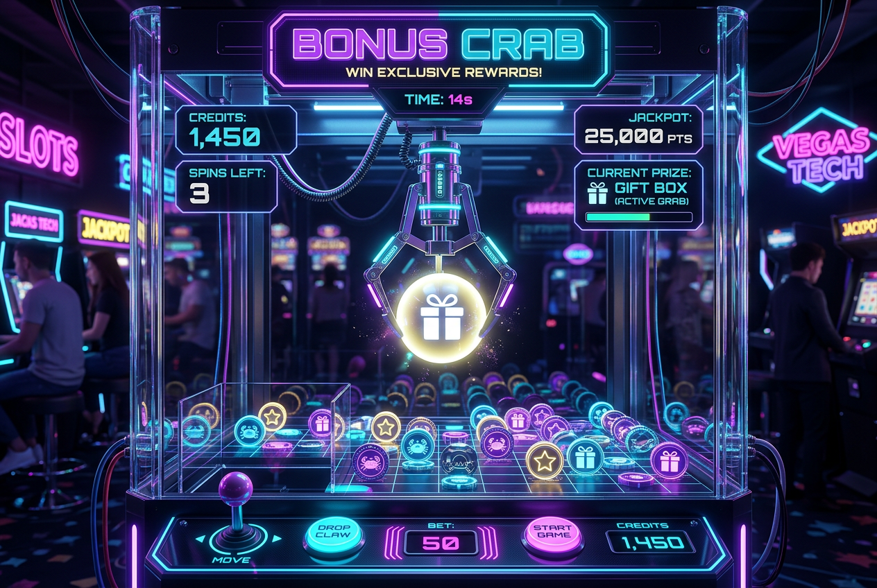 Interaktywna minigra Bonus Crab w nowym kasynie online 2026